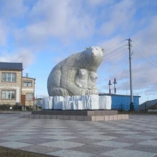 Фотография памятника Памятник Белые медведи