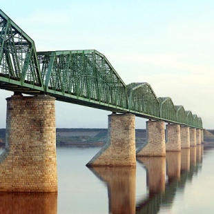 Фотография Камский железнодорожный мост