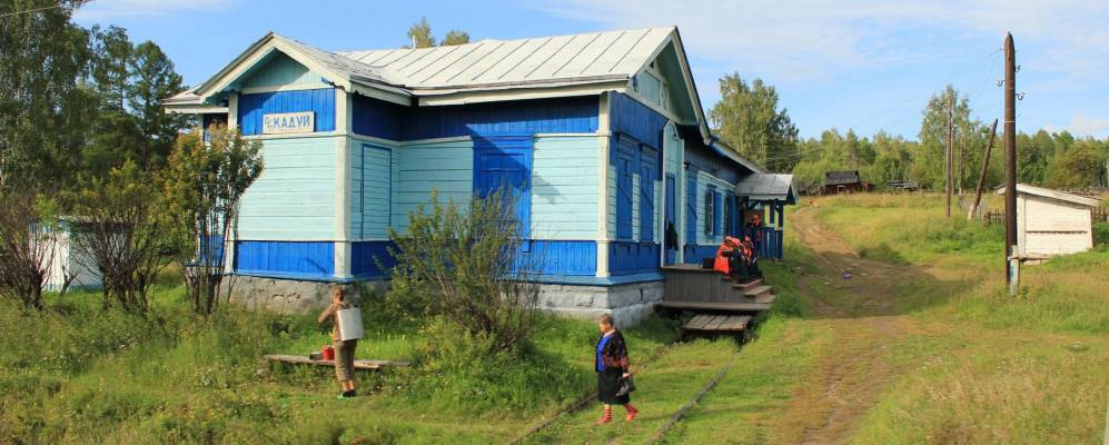 
            Фотография железнодорожной станции Кадуй