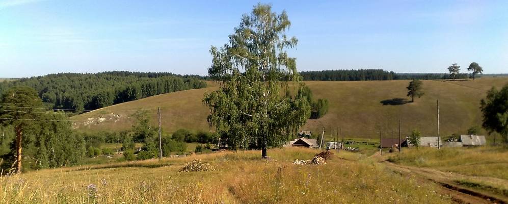 Деревня Симонята Частинского района Пермского края
