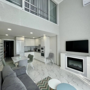 Фотография квартиры Апартаменты Четырехкомнатные Акваделюкс у моря, с бассейном, СПА, пляжем N113