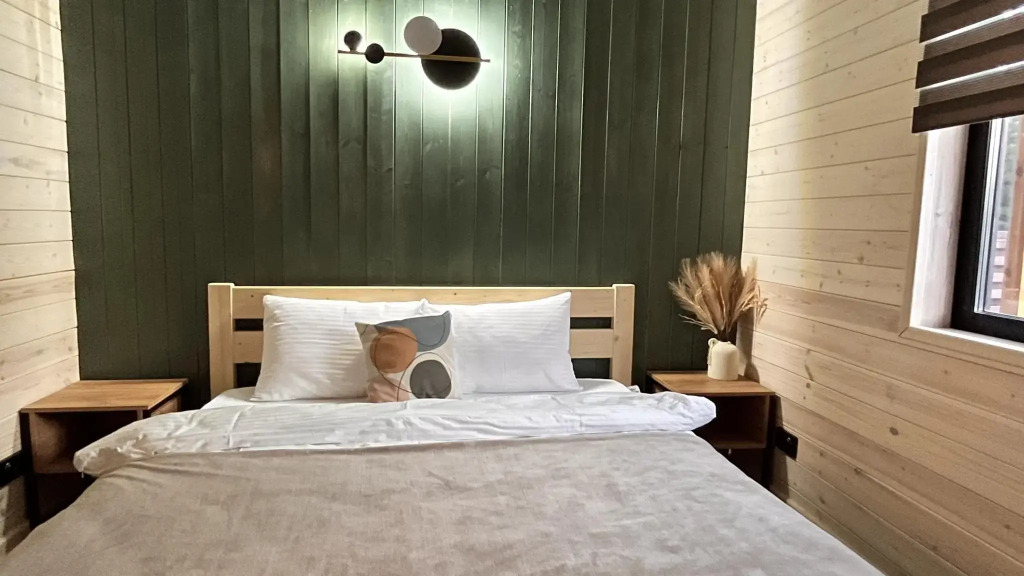 Фотография Коттеджа Дом Ночь