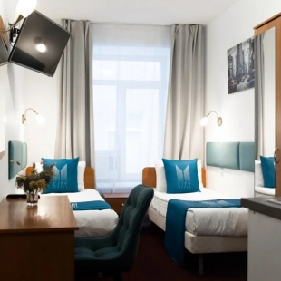 Фотография квартиры Апартаменты Двухместные с раздельными кроватями и мини-кухней City Lights на Невском