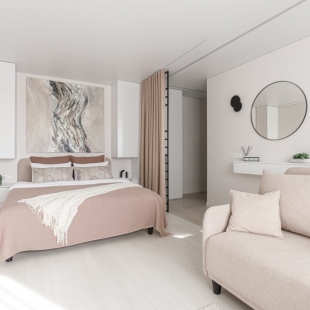 Фотография квартиры Квартира ЕвроУют Светлая студия возле достопримечательностей