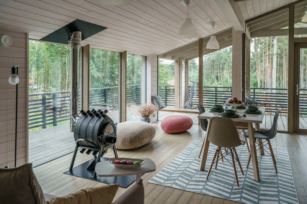 Фотография Коттеджа Частный дом пространства три тома у Финского залива