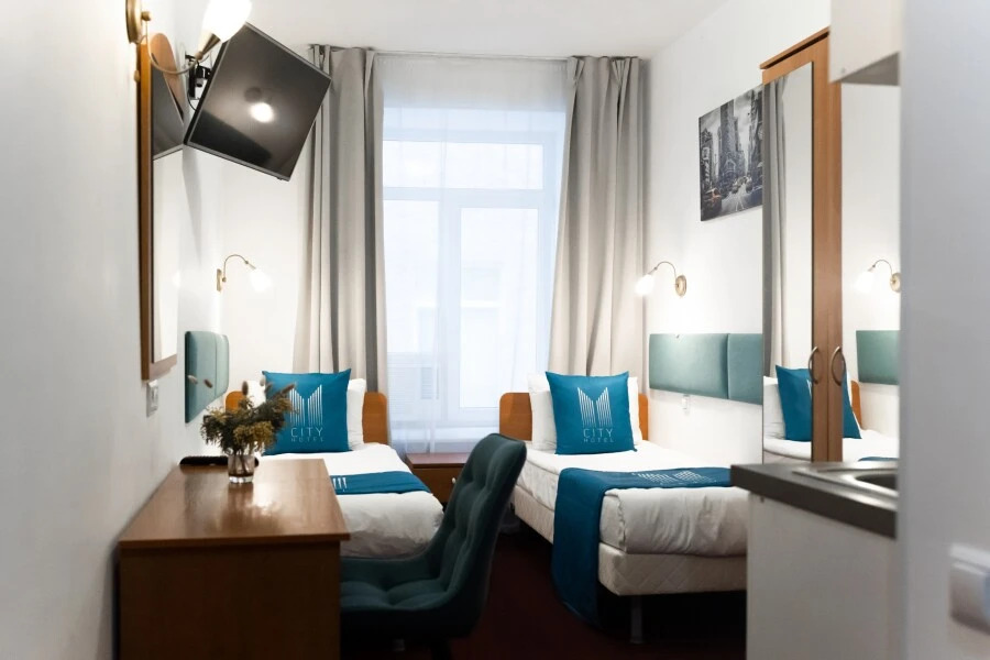 Фотография квартиры Апартаменты Двухместные с раздельными кроватями и мини-кухней City Lights на Невском