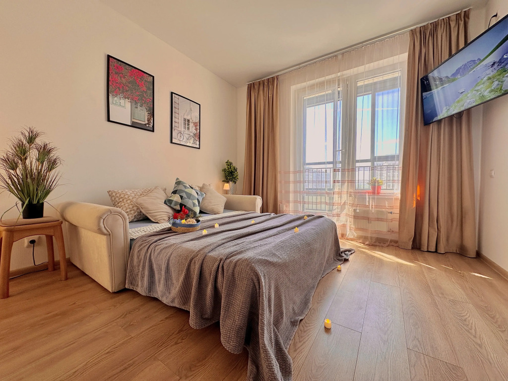 Фотография квартиры Квартира Просторная 1-комнатная рядом с Ботаническим садом