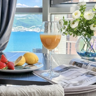 Фотография квартиры Квартира Уютная видовая студия с евроремонтом