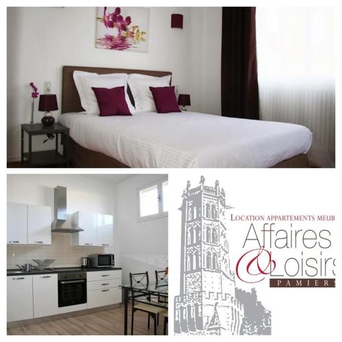 Фотография гостиницы Appart Aux deux Colombes avec Balcon et Garage