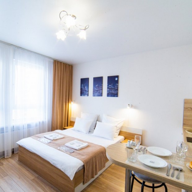 Фотографии квартиры
Апартаменты Видовая студия комфорт класса