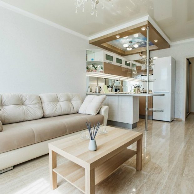 Фотографии квартиры 
            Апартаменты Однокомнатные Комфорт на Маршала Жукова 23А 5/12