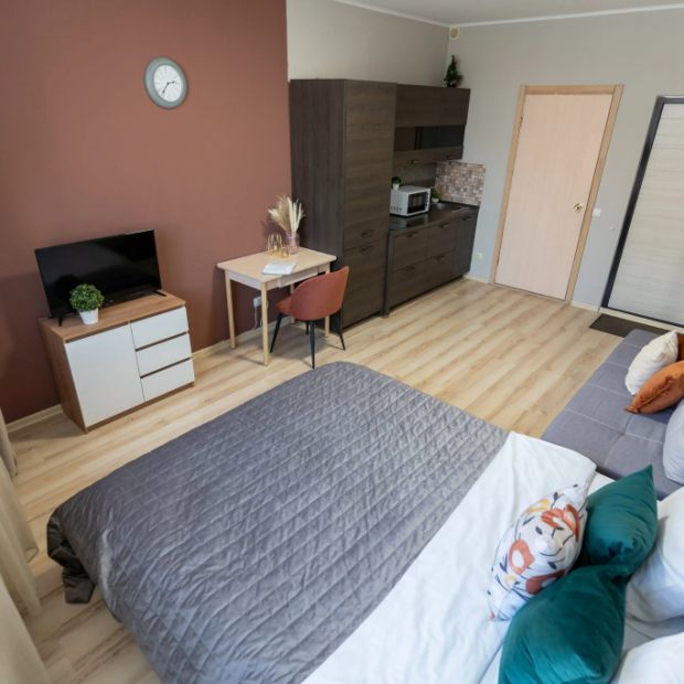 Фотографии квартиры 
            0 Апартамент на Степана Разина 2 (89Б)