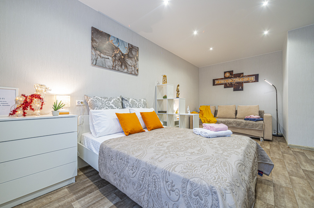 Фотография квартиры Квартира 1-комнатная на Екатерининской улице КакОтельРу