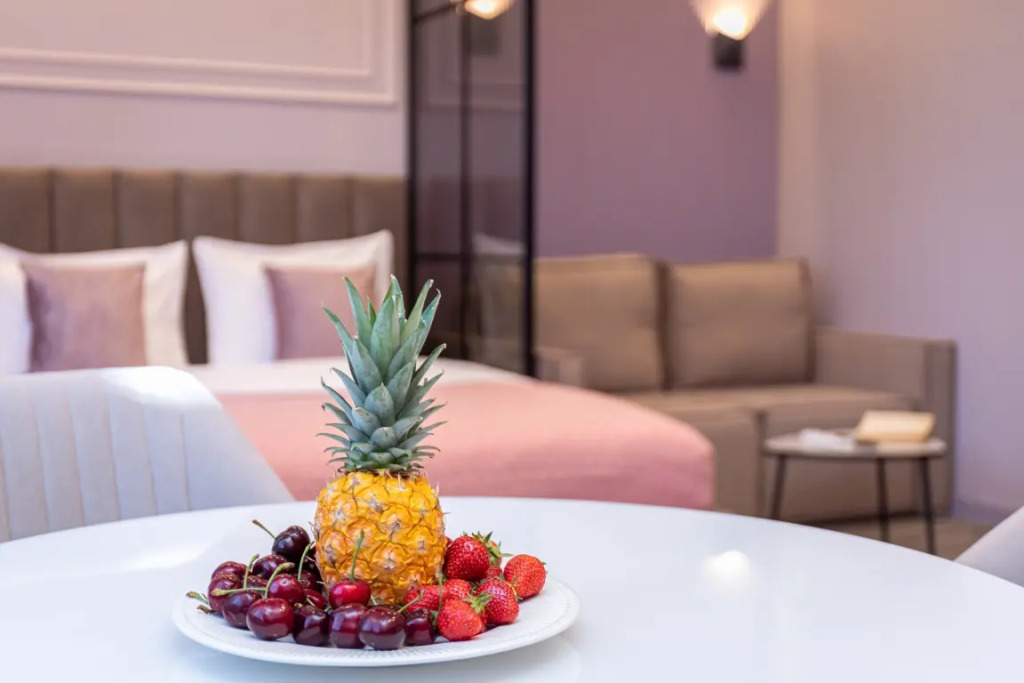 Фотография квартиры Апартаменты «Лиловый стиль» в районе ВДНХ «Эстет Апарт»