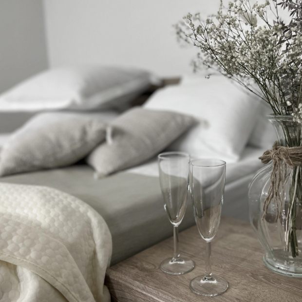 Фотографии квартиры 
            Апартаменты Scandi c двориком для курения, пр. Калинина 38 (1)