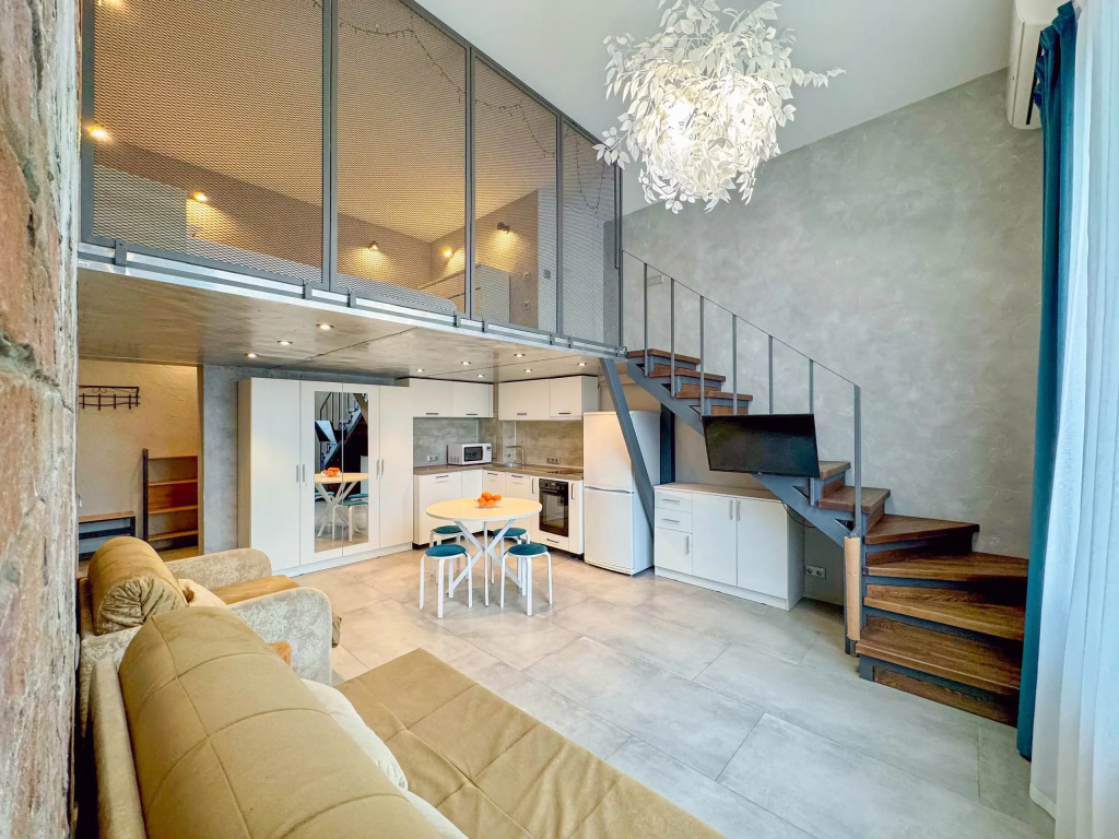 Фотография квартиры Апартаменты Двухуровневый лофт пгт Сириус 45кв