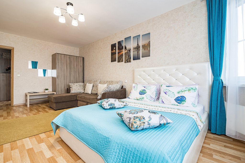 Фотография квартиры Апартаменты двухкомнатные c видом на Волгу на Волжской набережной 25, м.Cтрелка. Сова-Дом