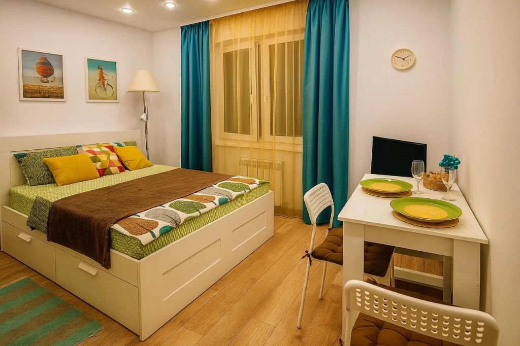 Фотография квартиры Квартира Уютная студия рядом аэропорт