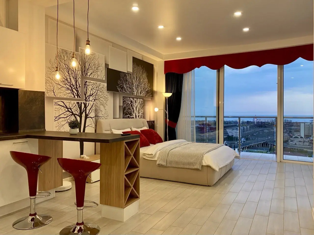 Фотография квартиры Апартаменты В Сириусе С Гидромассажной Ванной И Прекрасным Видом