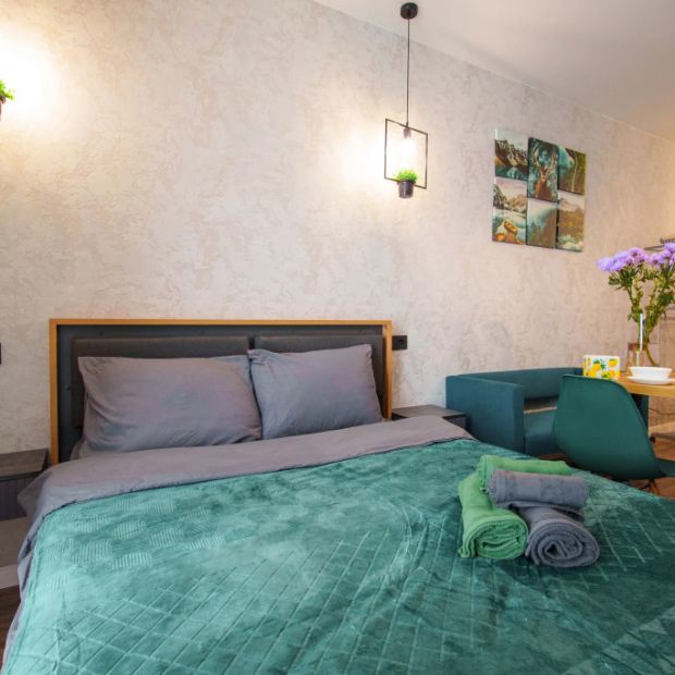 Фотографии квартиры 
            Апартаменты в районе Бытха от LetoApart