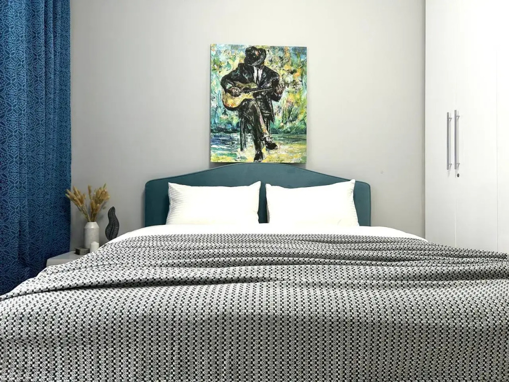 Фотография квартиры Апартаменты Вдохновляющая Студия Блюз Рядом с Арбатом