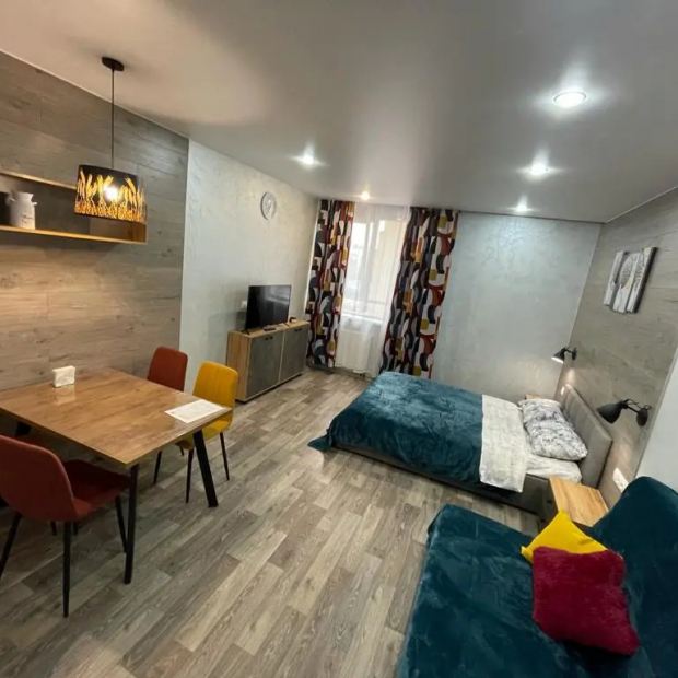 Фотографии квартиры
Апартаменты Дизайнерская студия в Элитном ЖК "Граф Орлов"