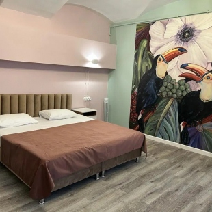 Фотография квартиры Апартаменты Антре на Гороховой с одной двуспальной кроватью