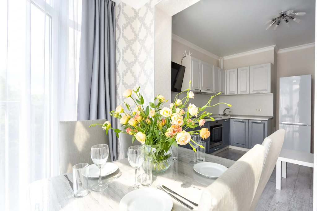 Фотография квартиры Апартаменты Дом у Дендрария Red Apartments Азалия