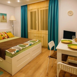 Фотография квартиры Квартира Уютная студия рядом аэропорт