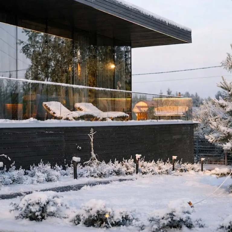 Фотография Коттеджа Частный дом Домик в Икше с камином и сауной (Glassbox 108 Premium2)