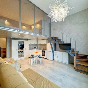 Фотография квартиры Апартаменты Двухуровневый лофт пгт Сириус 45кв