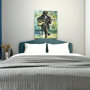 Фотография квартиры Апартаменты Вдохновляющая Студия Блюз Рядом с Арбатом