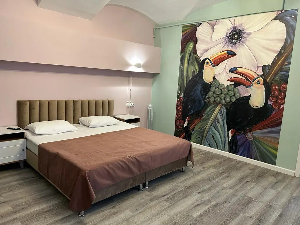 Фотография квартиры Апартаменты Антре на Гороховой с одной двуспальной кроватью