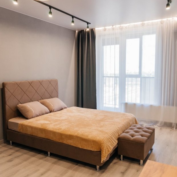 Фотографии квартиры 
            Квартира Стильная Студия с Джакузи Рядом с ЖД Вокзалом