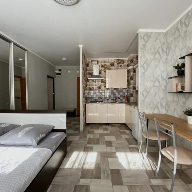 Фотографии квартиры 
            Квартира студия Green FOX с видом на Собор Святого Владимира