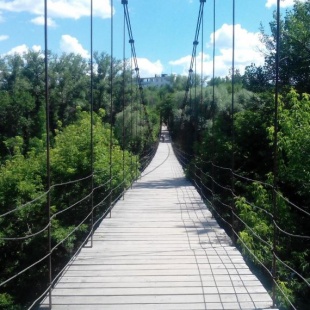 Фотография достопримечательности Подвесной мост на Пигарке