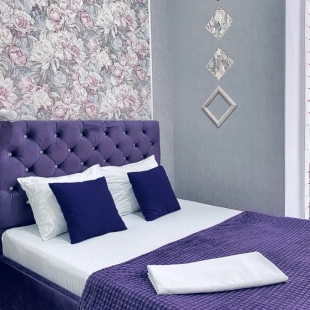 Фотография квартиры Стильная студия Фиолет возле парка и лебединого озера