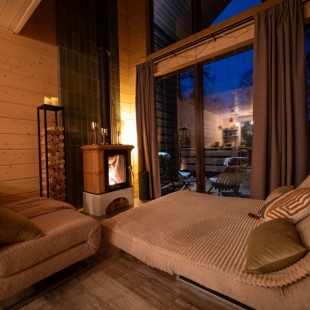 Фотография Коттеджа Частный дом Уютный дом с камином