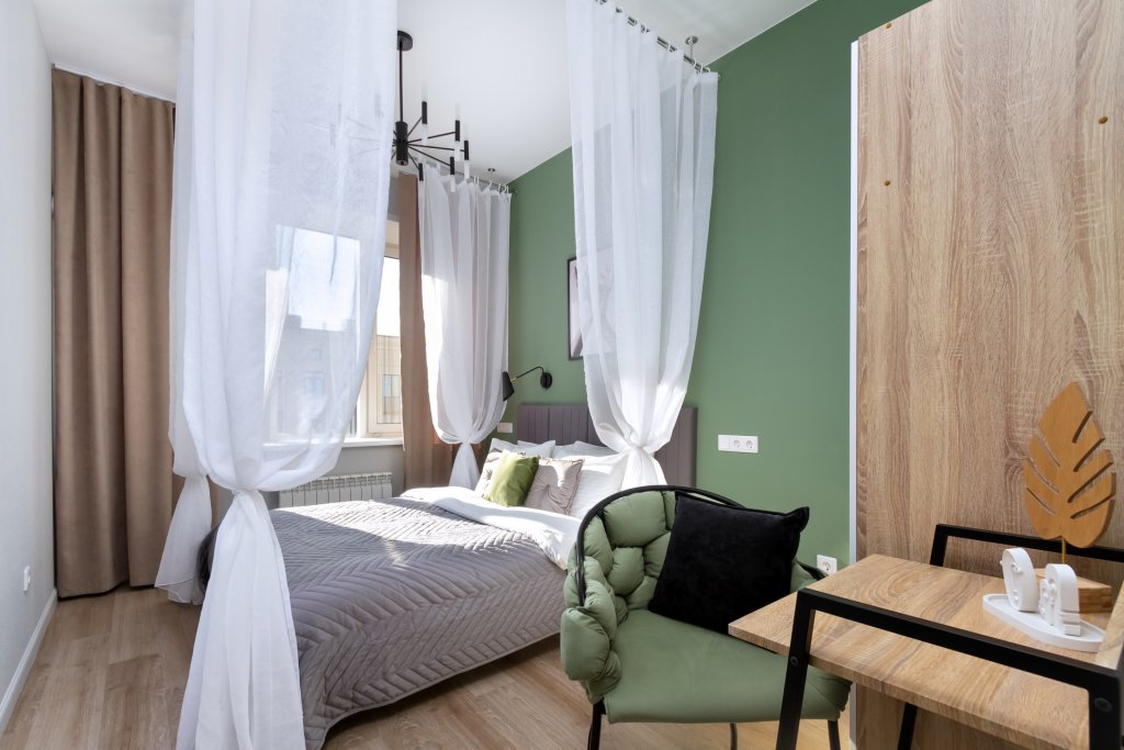 Фотография квартиры Квартира ВИДОВЫЕ АПАРТАМЕНТЫ С БАЛДАХИНОМ