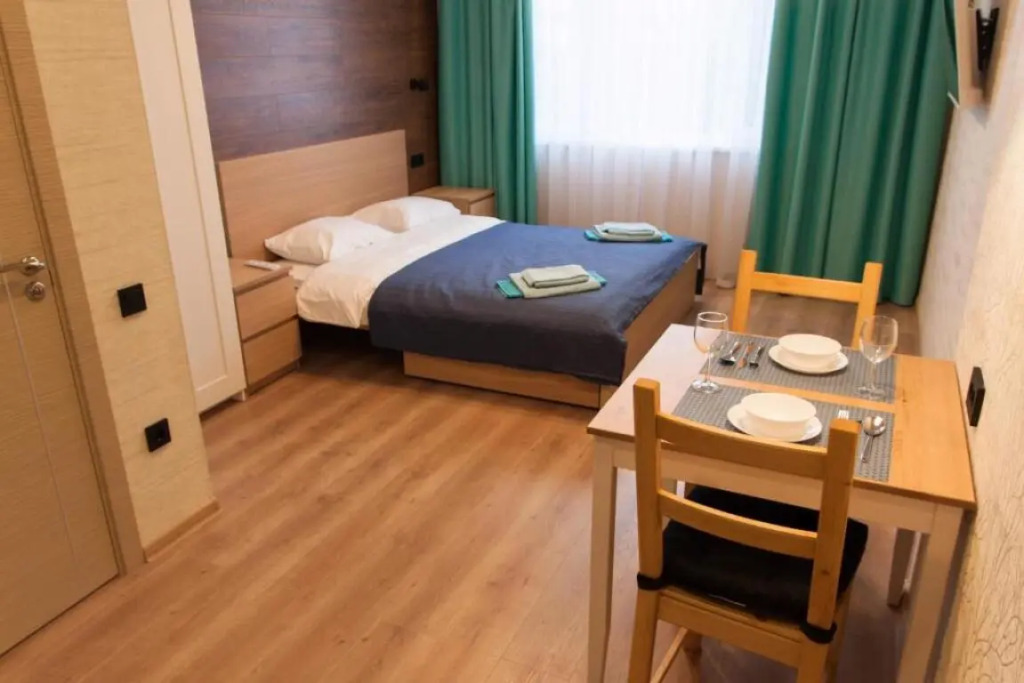 Фотография квартиры Апартаменты СитиЦентр Двухместные с видом на озеро 1