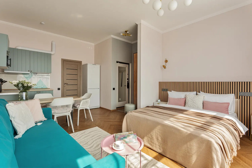 Фотография квартиры Квартира JN Apartments Четырехместная Студия с Видом на Парк