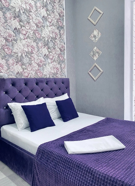 Фотография квартиры Стильная студия Фиолет возле парка и лебединого озера