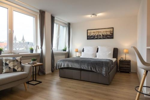 Фотография квартиры Business Apartment mit Blick auf die Skyline von Essen