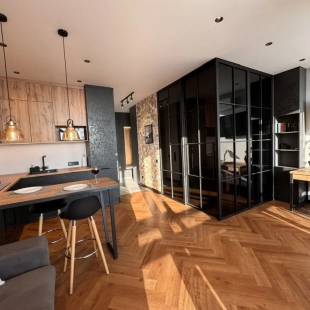 Фотография квартиры Апартаменты стильная студия в стиле лофт рядом с Парком Маяковского