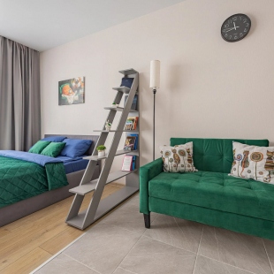 Фотография квартиры Квартира Уютная студия с современным ремонтом до 3 гостей рядом с  центром