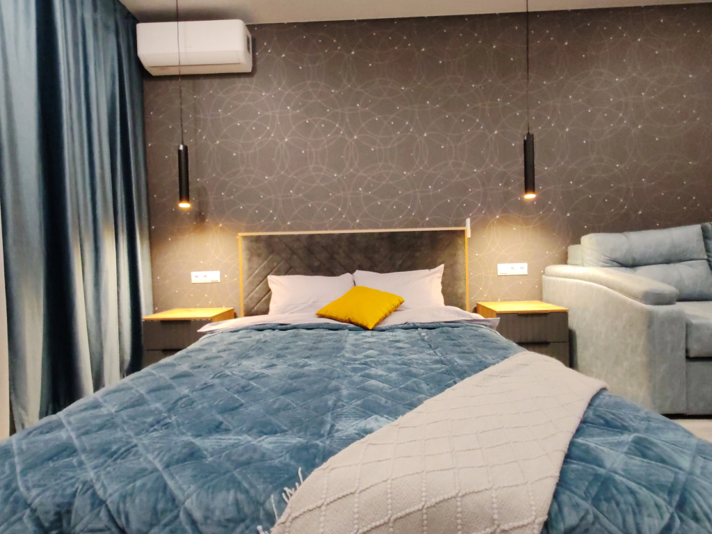 Фотография квартиры Квартира Шикарная однокомнатная квартира бизнес класса в 15 минутах от нового стадиона Арена и реки Волга