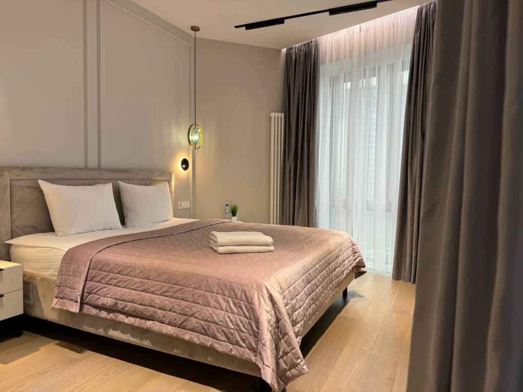 Фотография квартиры Апартаменты Lalapart Modern classic с видом на город у метро Дмитровская