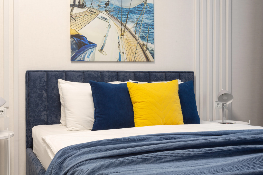 Фотография квартиры Сеть Апартаментов «Атмосфера» | Санторини — Морское Спокойствие И Городская Высота