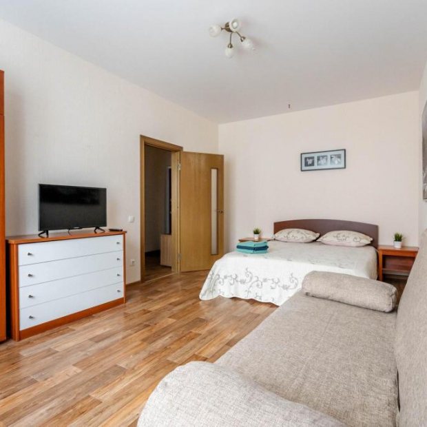 Фотографии квартиры 
            «Едем в Питер» - Апартаменты Жардин Вью СОФИЯ на Южном шоссе, д.53/4