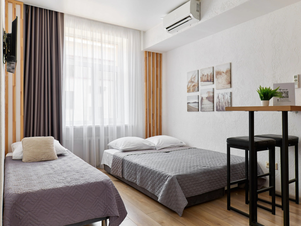 Фотография квартиры Апартаменты Rush in aparts  в самом сердце Казани Своя мини-кухня wifi  бесконтактное заселение